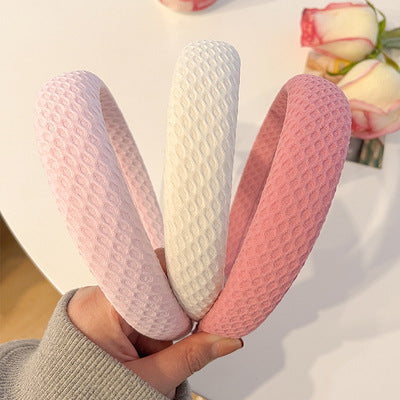 Candy Colored Wide Brimmed Hair Band For Women With High Skull Top - Candy Colored Wide Brimmed Hair Band For Women With High Skull Top
