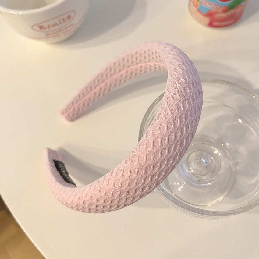 Candy Colored Wide Brimmed Hair Band For Women With High Skull Top - Candy Colored Wide Brimmed Hair Band For Women With High Skull Top