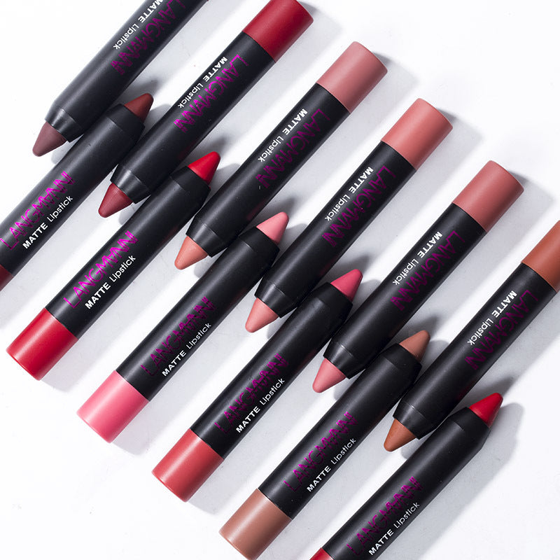 Non-Stick Cup Matte Lipstick And Lip Gloss Set - Non-Stick Cup Matte Lipstick And Lip Gloss Set