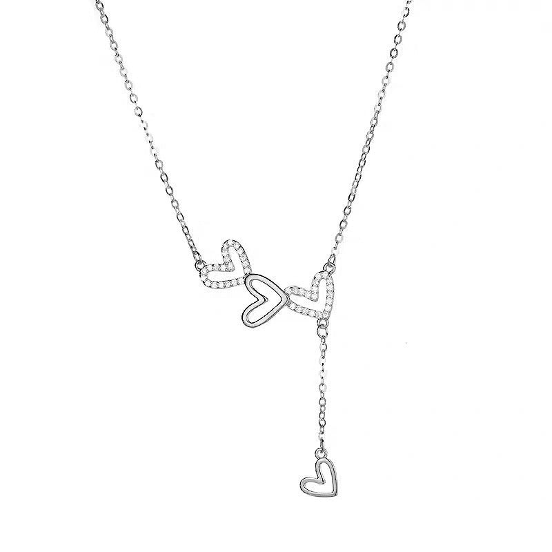 Heart Tassel Light Luxury Minority Design Necklace - Heart Tassel Light Luxury Minority Design Necklace