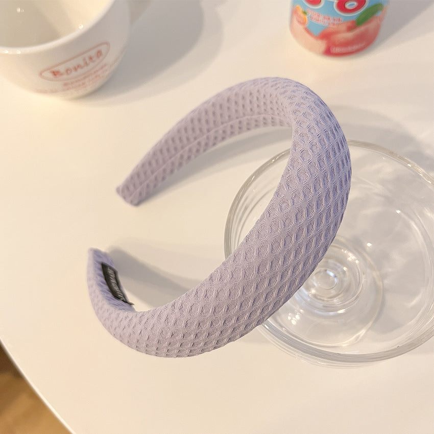 Candy Colored Wide Brimmed Hair Band For Women With High Skull Top - Candy Colored Wide Brimmed Hair Band For Women With High Skull Top