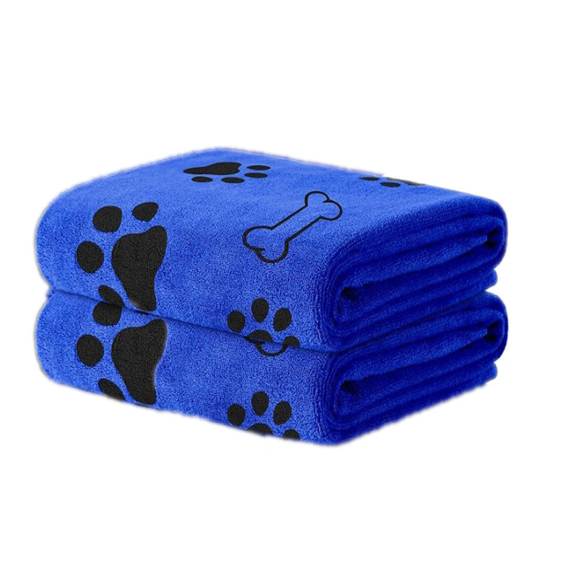 Pet Microfiber Printed Bath Towel - Pet Microfiber Printed Bath Towel