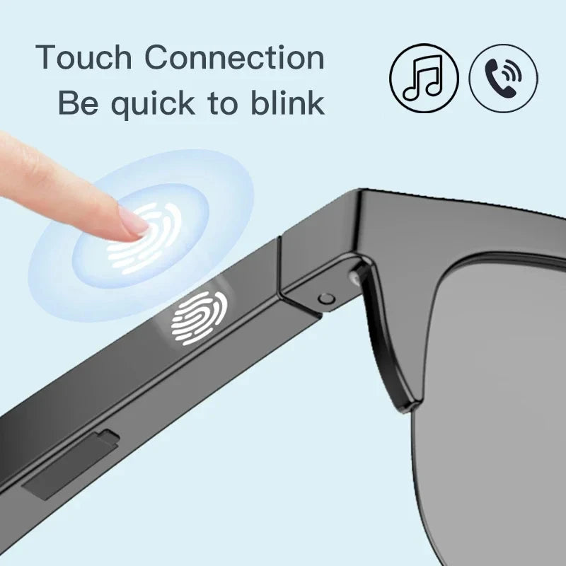 Ultra-lightweight Bluetooth 5.3 sunglasses guarantee audio freedom. - Ultra-lightweight Bluetooth 5.3 sunglasses guarantee audio freedom.