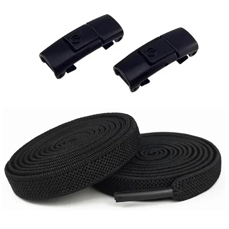Effortless High-Quality Comfort with No-Tie Elastic Shoelaces - Effortless High-Quality Comfort with No-Tie Elastic Shoelaces