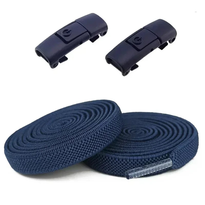 Effortless High-Quality Comfort with No-Tie Elastic Shoelaces - Effortless High-Quality Comfort with No-Tie Elastic Shoelaces