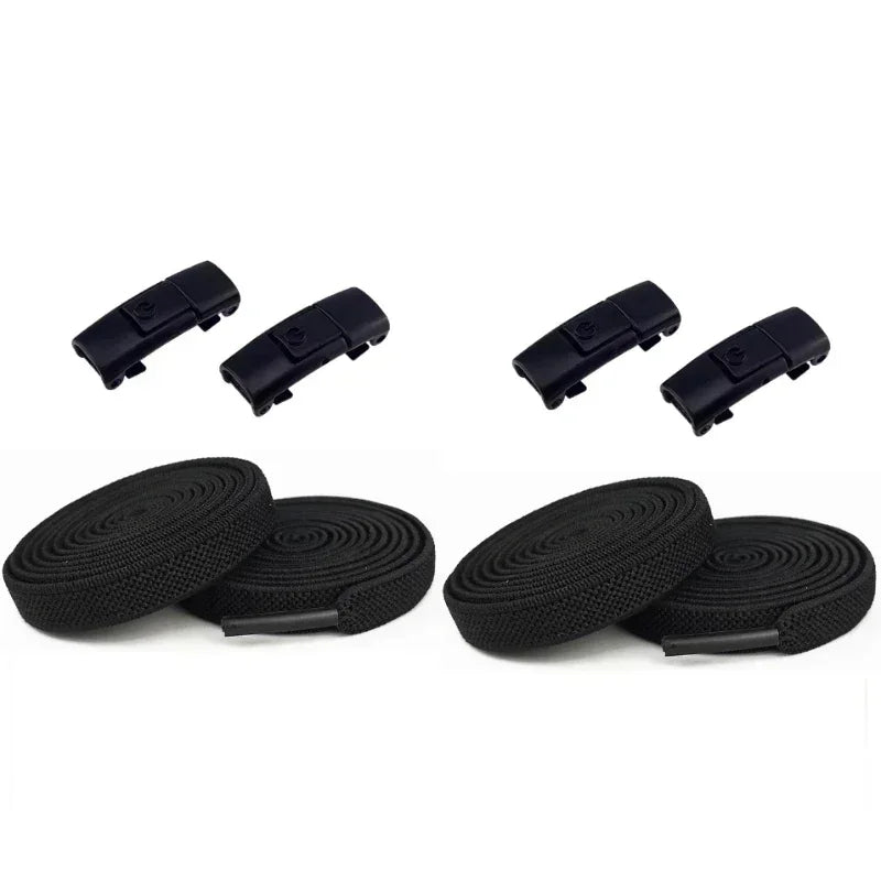 Effortless High-Quality Comfort with No-Tie Elastic Shoelaces - Effortless High-Quality Comfort with No-Tie Elastic Shoelaces