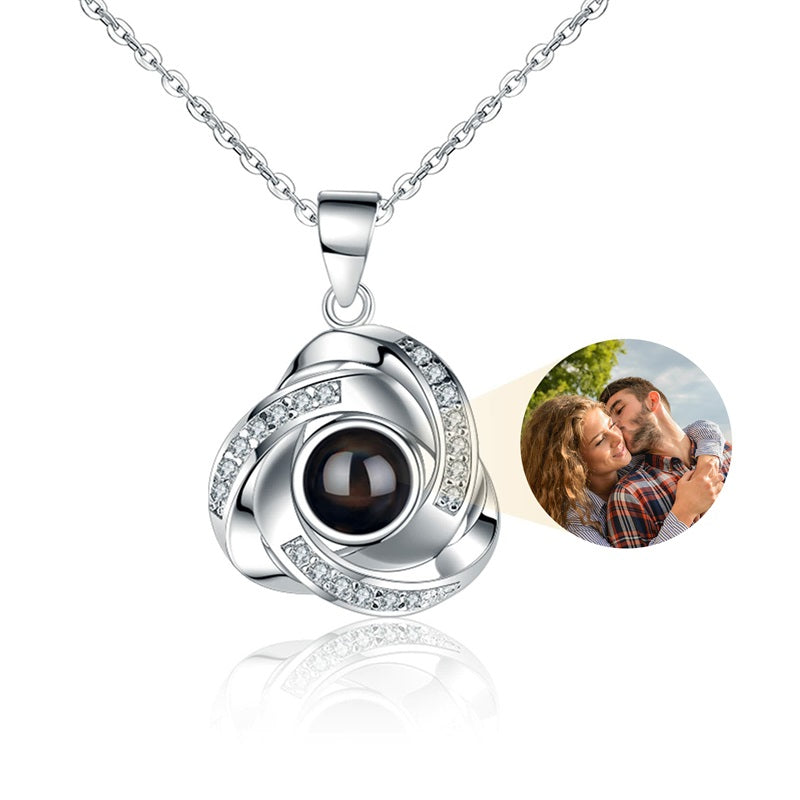 Custom Photo Projection Necklace with Picture Inside - Custom Photo Projection Necklace with Picture Inside