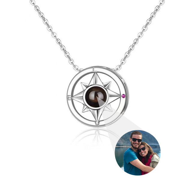 Custom Photo Projection Necklace with Picture Inside - Custom Photo Projection Necklace with Picture Inside