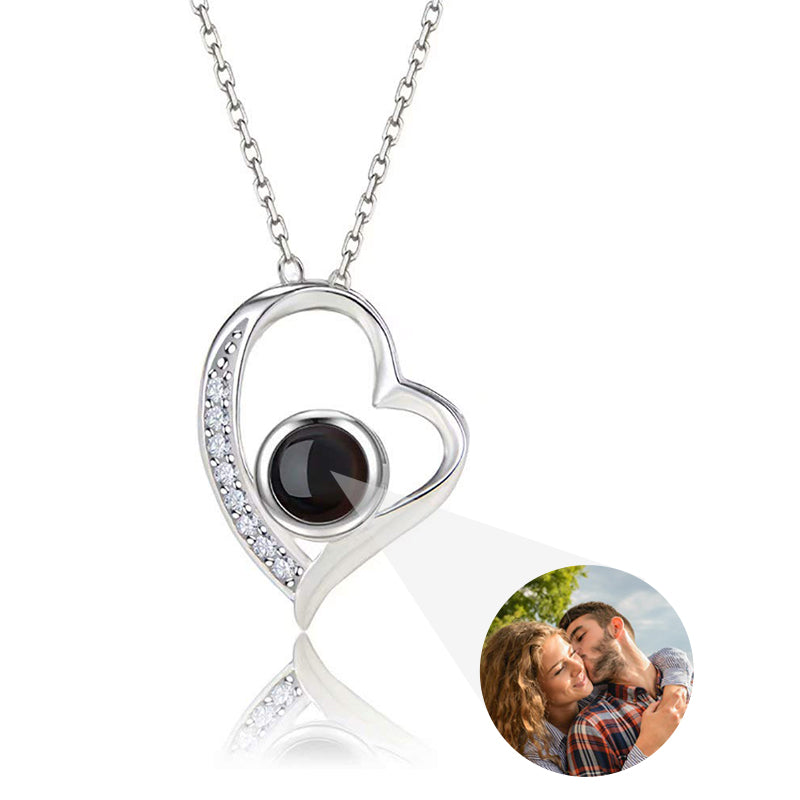 Custom Photo Projection Necklace with Picture Inside - Custom Photo Projection Necklace with Picture Inside