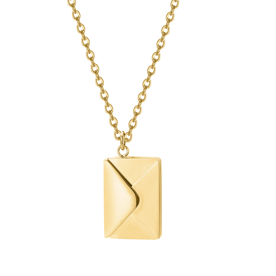Personalized Custom Envelope Custom Photo Necklace - Personalized Custom Envelope Custom Photo Necklace