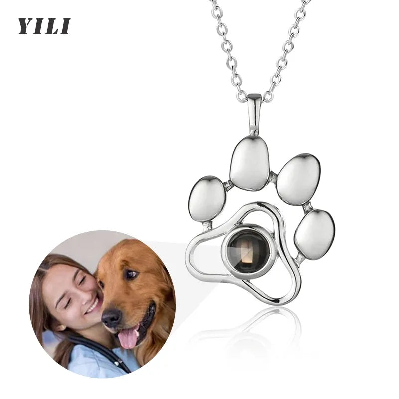 Custom Photo Projection Necklace with Picture Inside - Custom Photo Projection Necklace with Picture Inside
