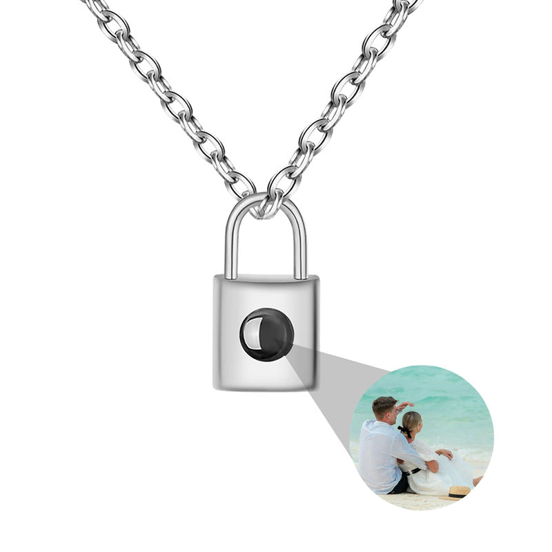 Custom Photo Projection Necklace with Picture Inside - Custom Photo Projection Necklace with Picture Inside