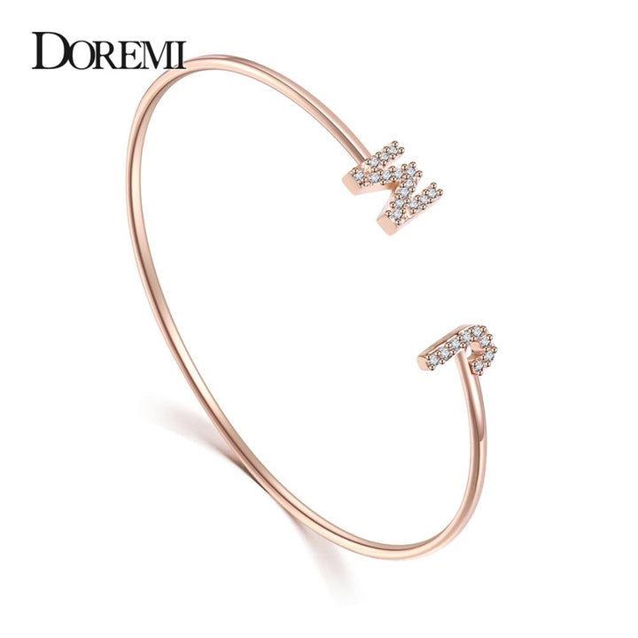 DOREMI Custom Letter Bracelet Baby bangle