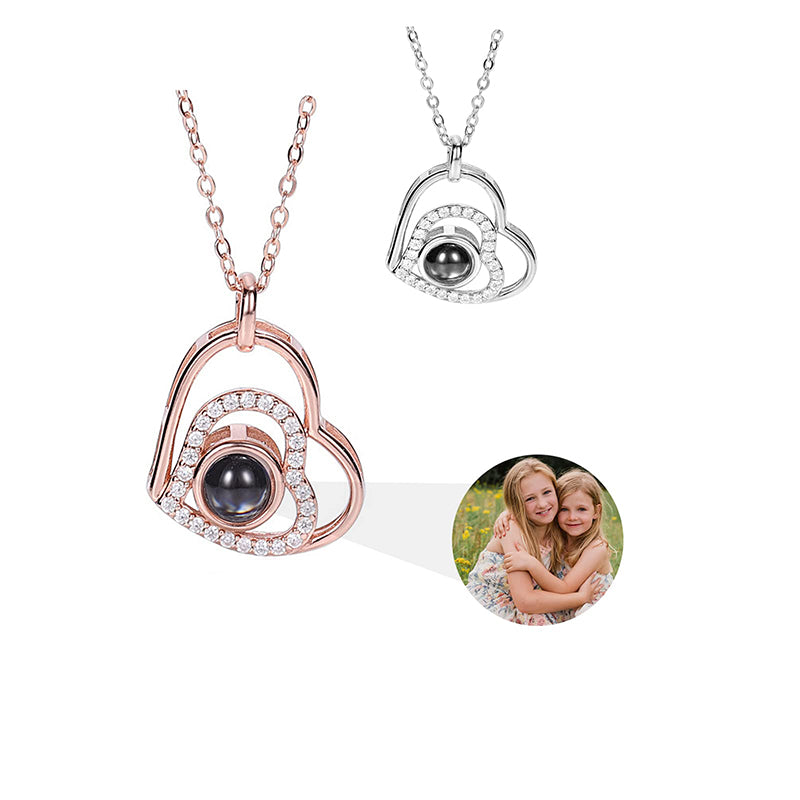 Custom Photo Projection Necklace with Picture Inside - Custom Photo Projection Necklace with Picture Inside