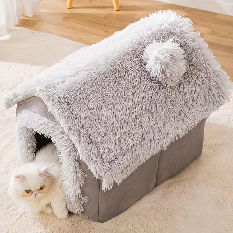 Warm & Secure Detachable Cat Coop - Warm & Secure Detachable Cat Coop