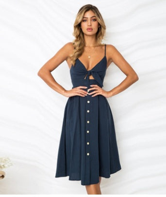 Women Summer Dresses Sleeveless Backless Strap Long Close-fitting Sheath Female Party Evening Dresses Vestidos - Women Summer Dresses Sleeveless Backless Strap Long Close-fitting Sheath Female Party Evening Dresses Vestidos