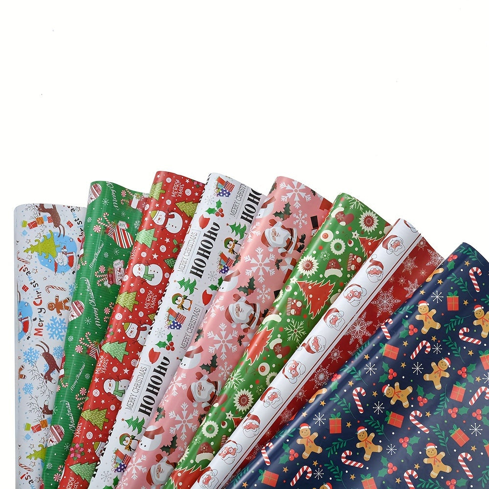 8-Pack Christmas Wrapping Paper - 8-Pack Christmas Wrapping Paper