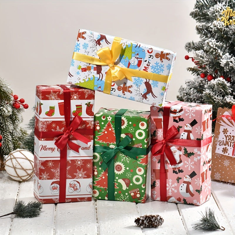 8-Pack Christmas Wrapping Paper - 8-Pack Christmas Wrapping Paper