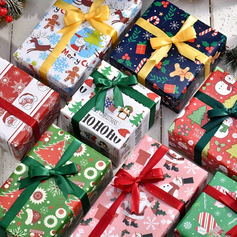 8-Pack Christmas Wrapping Paper - 8-Pack Christmas Wrapping Paper