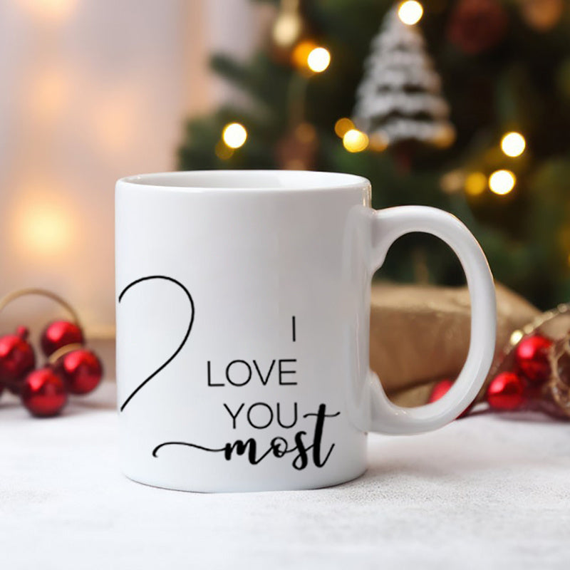 I Love You More & Most Couple Mugs - I Love You More & Most Couple Mugs