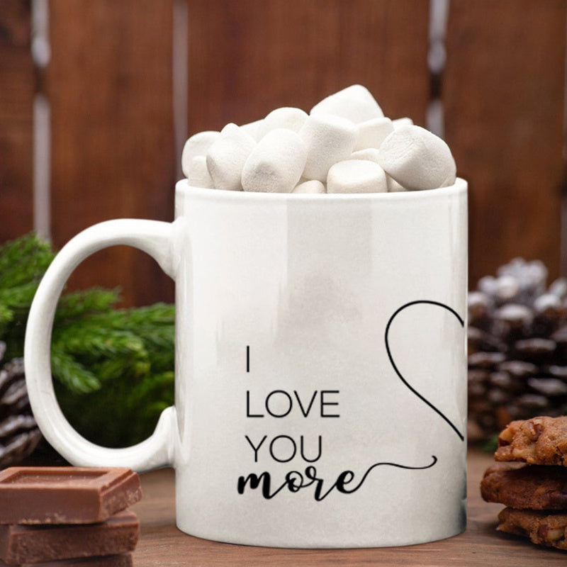 I Love You More & Most Couple Mugs - I Love You More & Most Couple Mugs