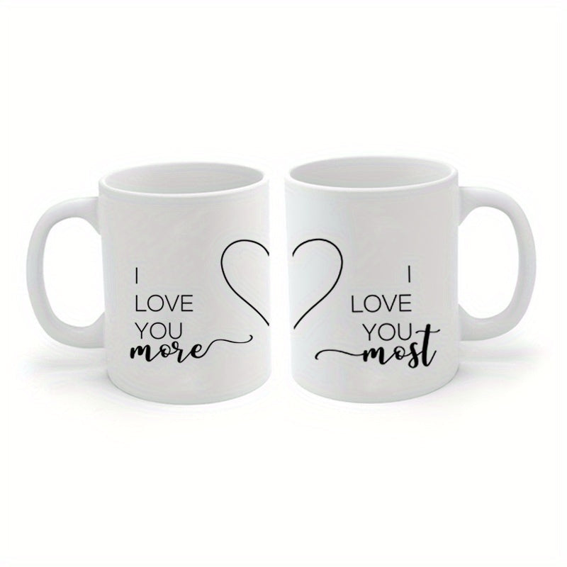 I Love You More & Most Couple Mugs - I Love You More & Most Couple Mugs