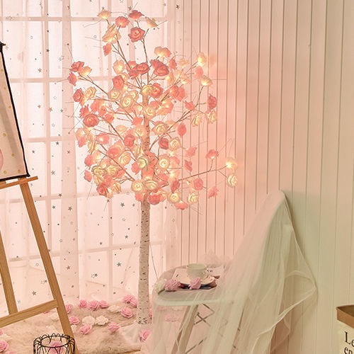 Christmas Rose Shining Tree Lamp - Christmas Rose Shining Tree Lamp