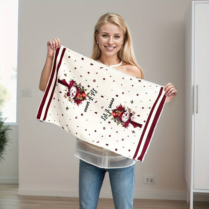 5-Piece Christmas Towel Set - 5-Piece Christmas Towel Set