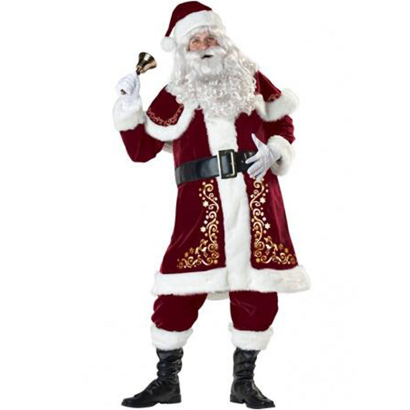 Santa couple costume Christmas dress - Santa couple costume Christmas dress