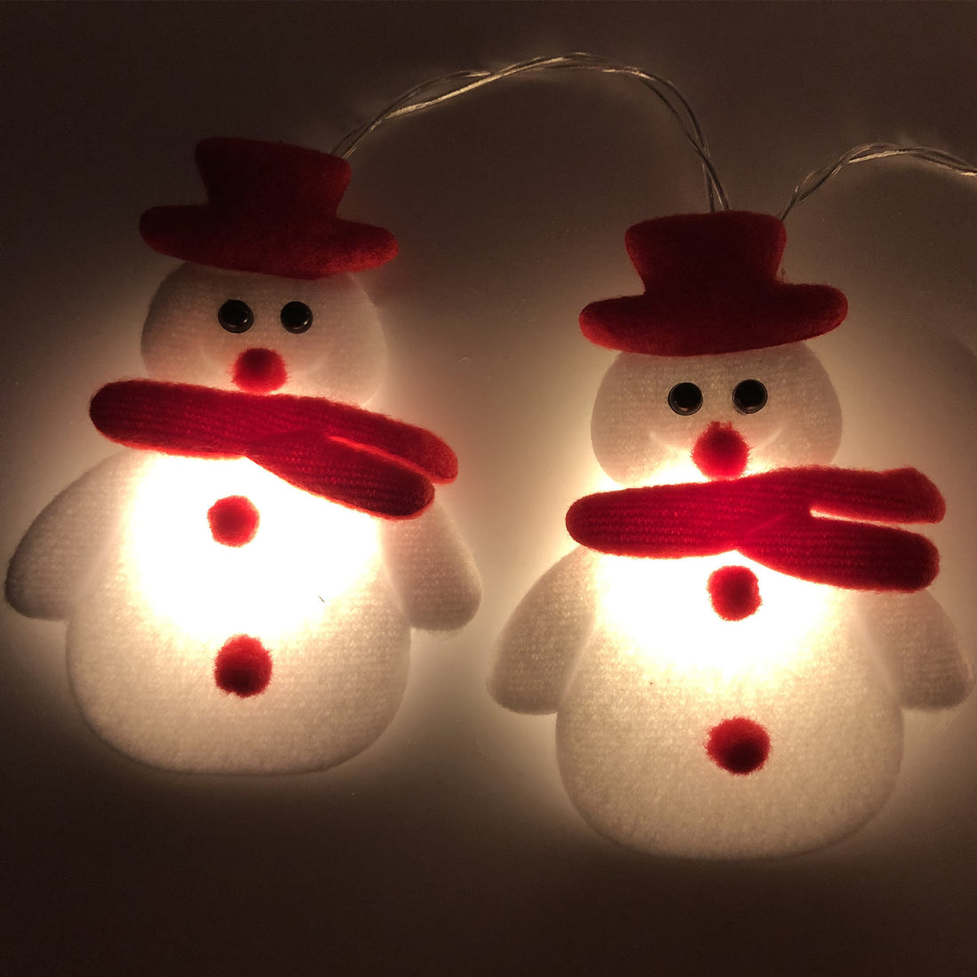 Snowman LED Christmas String Lights Garland - Snowman LED Christmas String Lights Garland