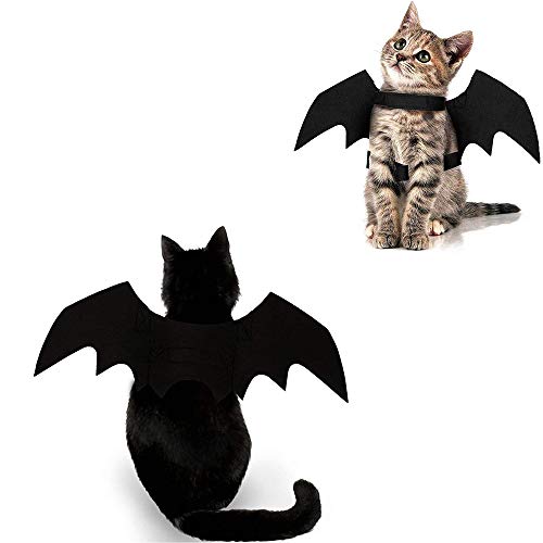 Cat Halloween Bat Wings Costume – Dress-Up Accessory for Cats & Small Dogs - Cat Halloween Bat Wings Costume – Dress-Up Accessory for Cats & Small Dogs