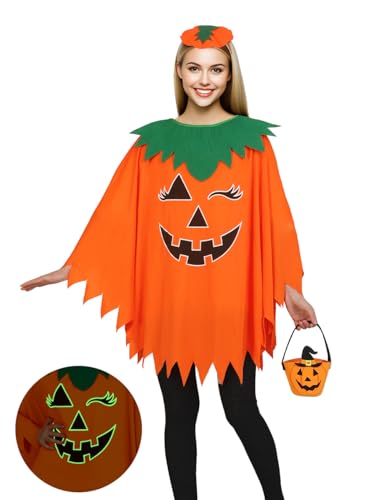 Halloween Pumpkin Costume for Women Kids - Halloween Pumpkin Costume for Women Kids