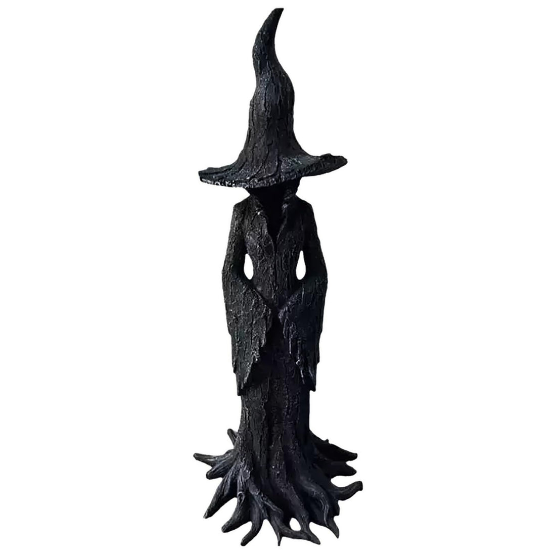 EAZZ Halloween Witch Statue – 20” Tall Resin Figurine with Gothic Details - EAZZ Halloween Witch Statue – 20” Tall Resin Figurine with Gothic Details