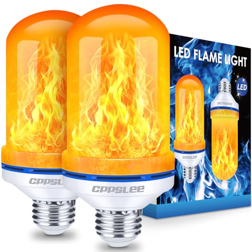 LED Flame Light Bulbs – 2 Pack, 4 Modes, E26 Base - LED Flame Light Bulbs – 2 Pack, 4 Modes, E26 Base