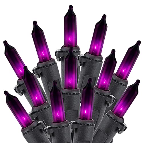Minetom 25FT Halloween Purple String Lights - Minetom 25FT Halloween Purple String Lights