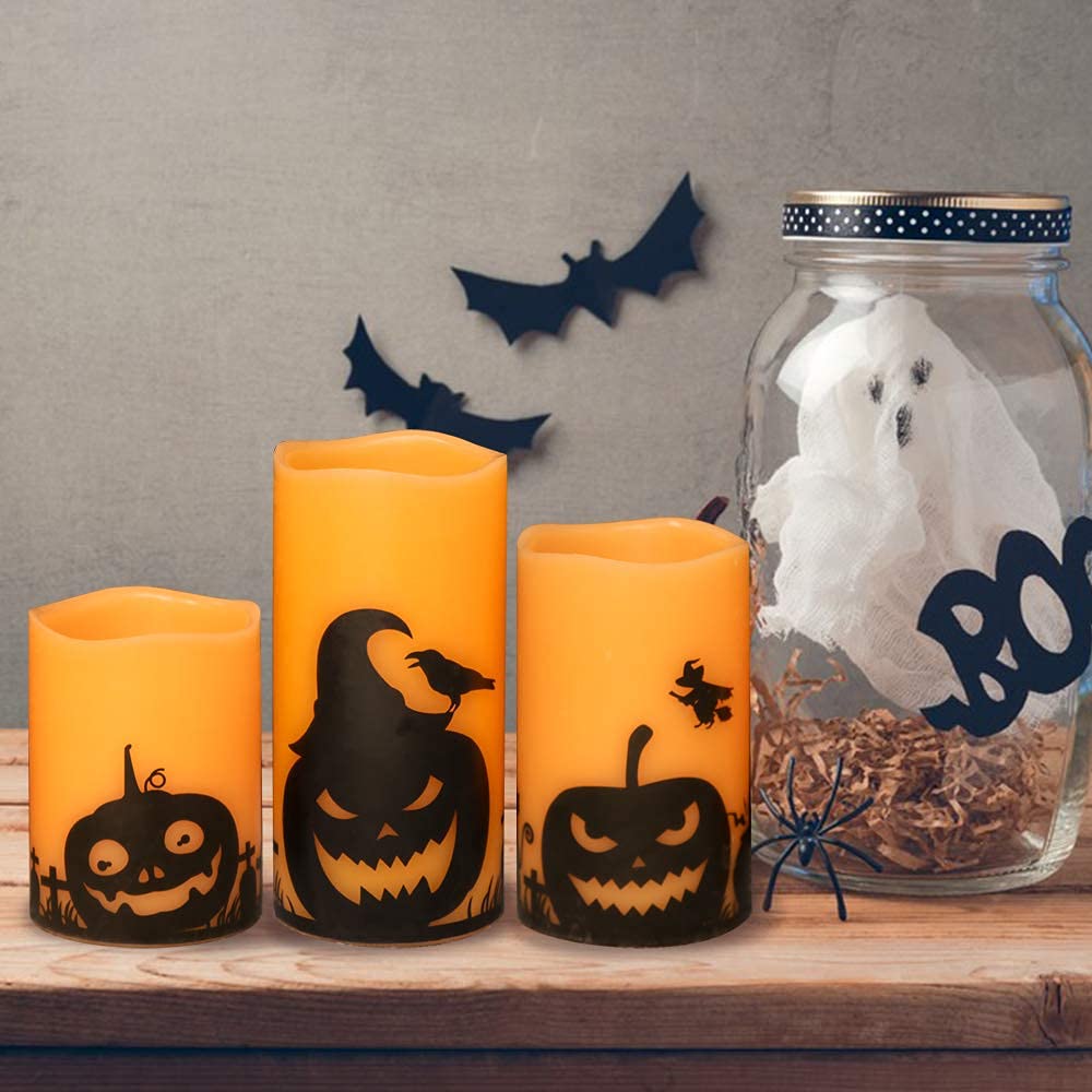 Eldnacele Halloween Flameless LED Candles - Eldnacele Halloween Flameless LED Candles