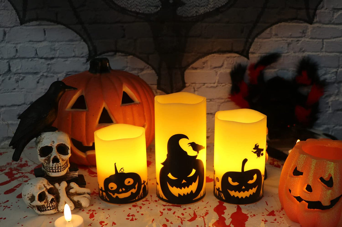 Eldnacele Halloween Flameless LED Candles - Eldnacele Halloween Flameless LED Candles