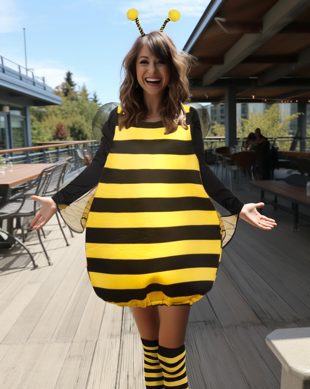 HOMELEX Women’s Bumble Bee Costume - HOMELEX Women’s Bumble Bee Costume