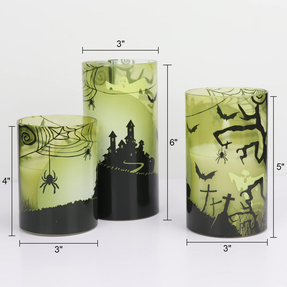 Eldnacele Halloween Flameless LED Candles - Eldnacele Halloween Flameless LED Candles