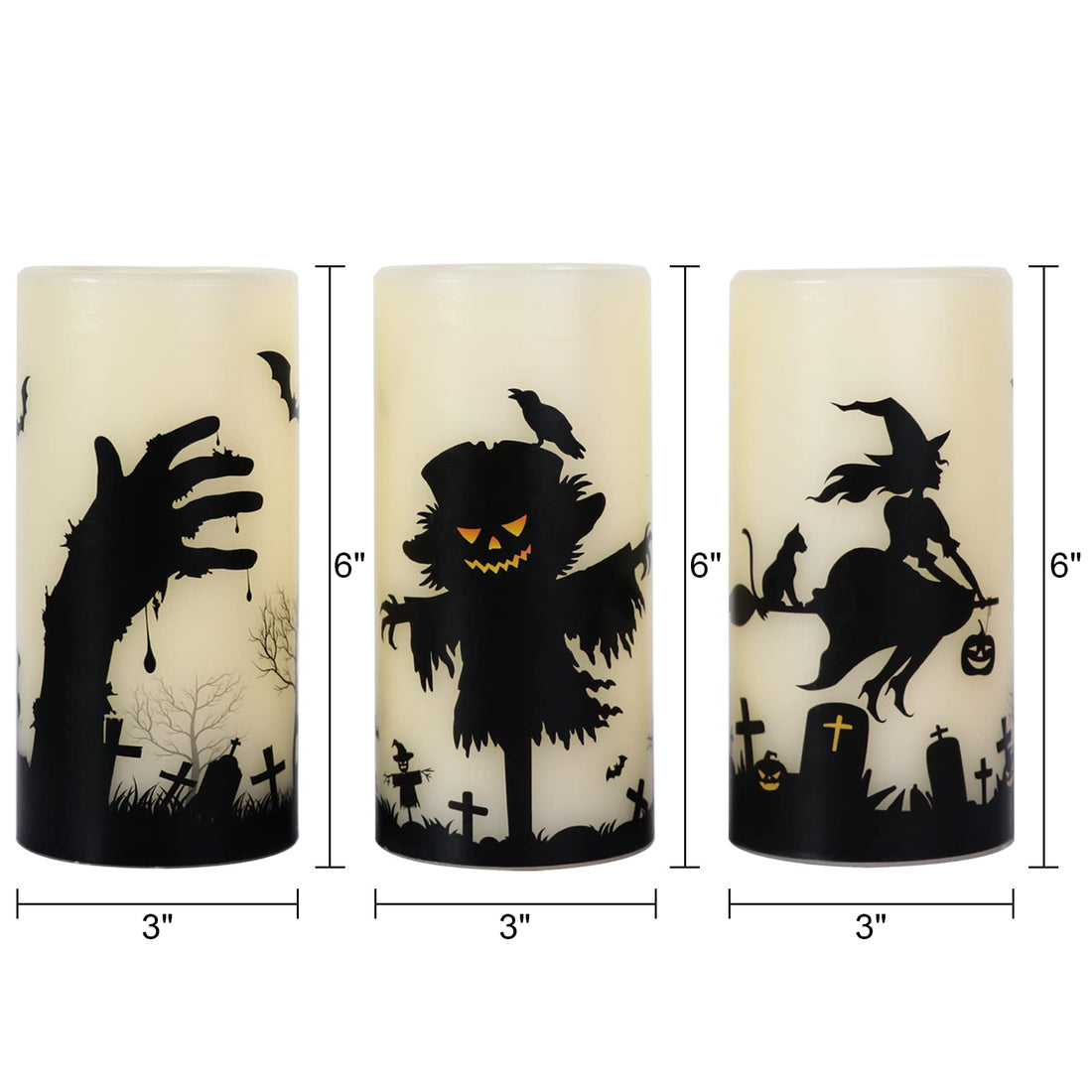 Eldnacele Halloween Flameless LED Candles - Eldnacele Halloween Flameless LED Candles