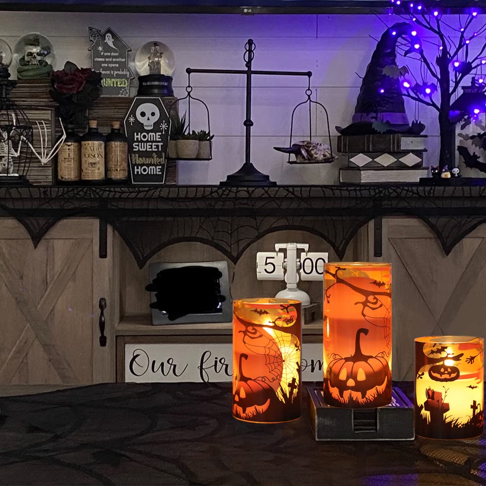 Eldnacele Halloween Flameless LED Candles - Eldnacele Halloween Flameless LED Candles