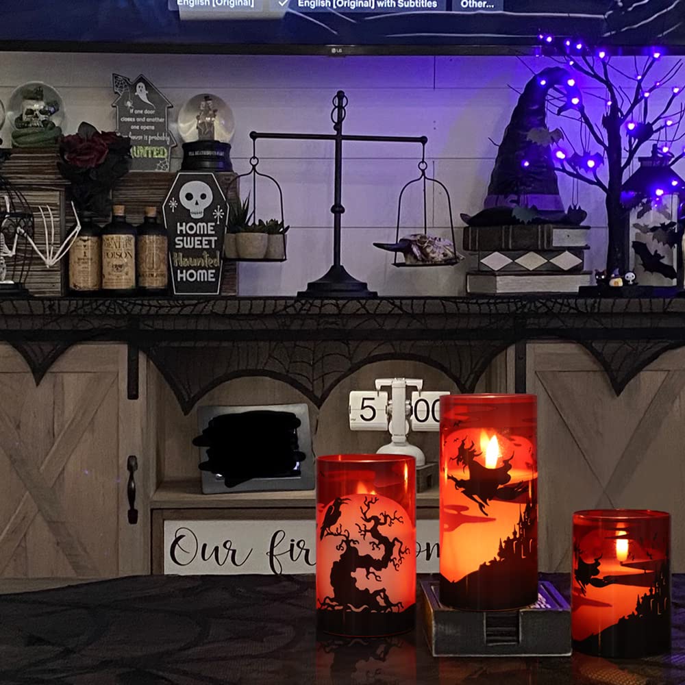 Eldnacele Halloween Flameless LED Candles - Eldnacele Halloween Flameless LED Candles