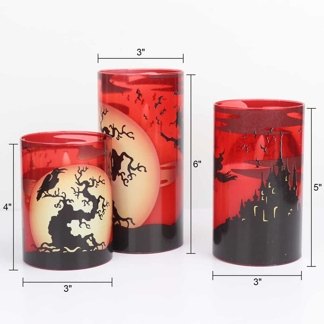 Eldnacele Halloween Flameless LED Candles - Eldnacele Halloween Flameless LED Candles