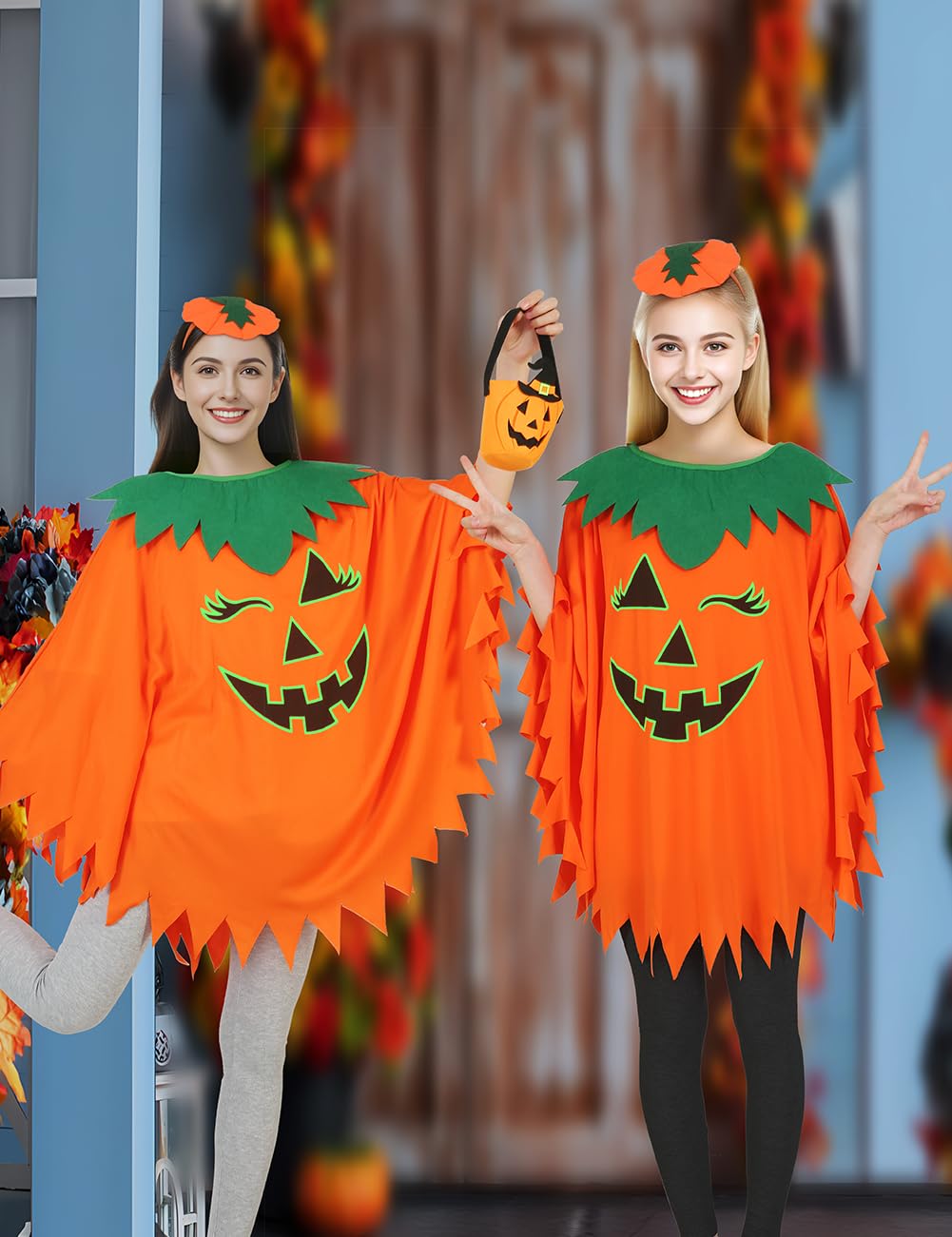 Halloween Pumpkin Costume for Women Kids - Halloween Pumpkin Costume for Women Kids