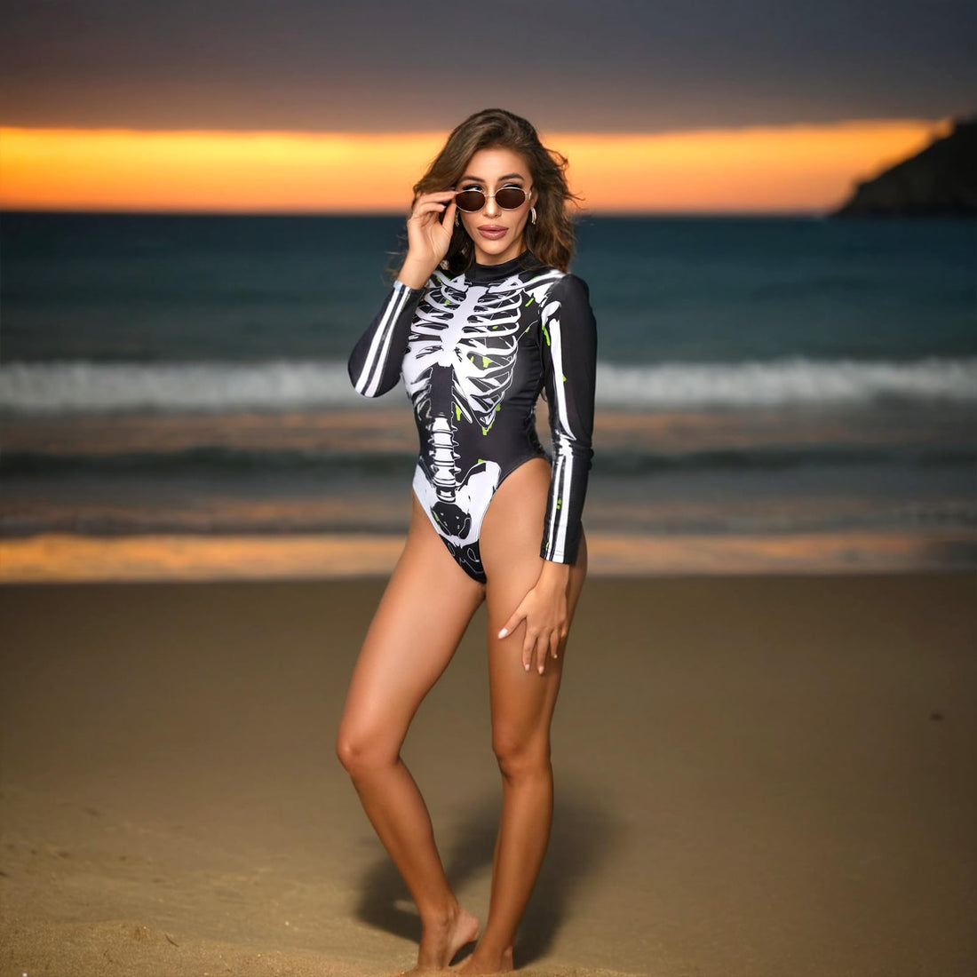 Xunyixin Women’s Skeleton Jumpsuit - Xunyixin Women’s Skeleton Jumpsuit