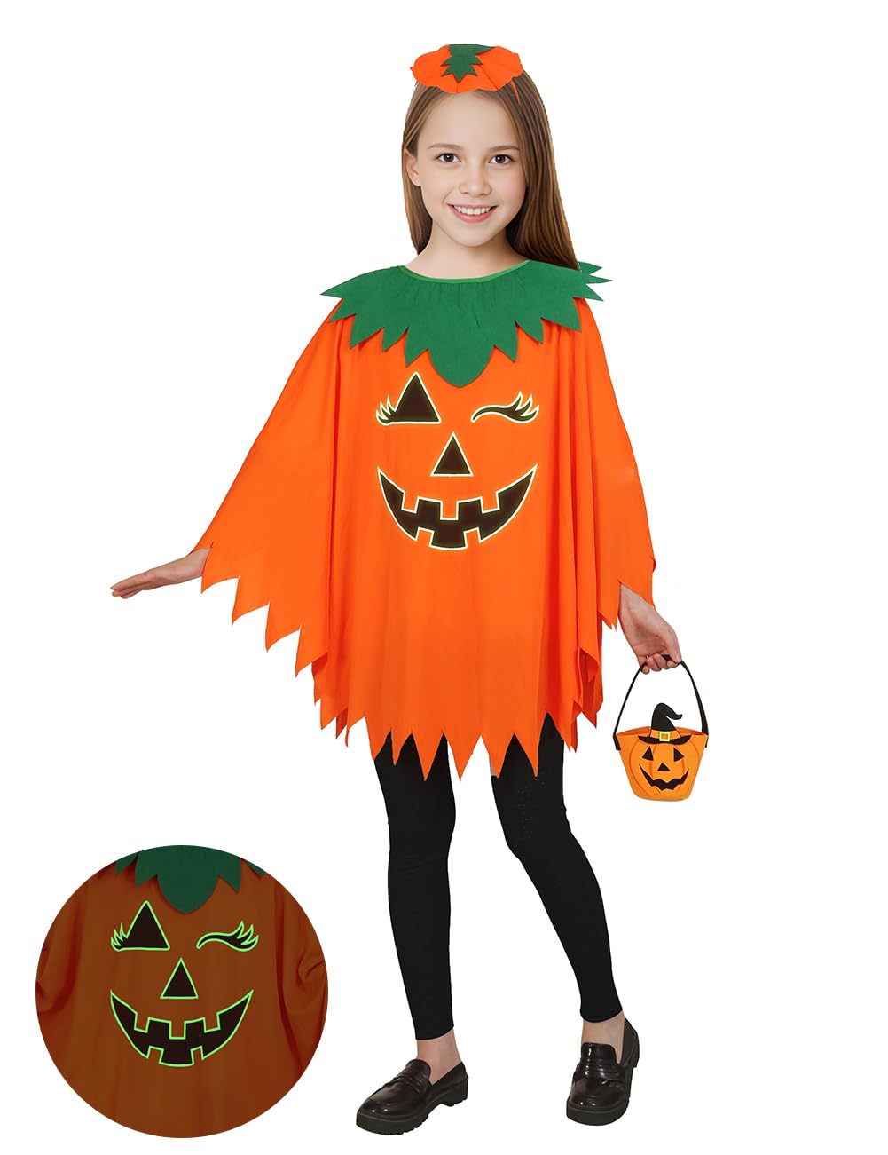 Halloween Pumpkin Costume for Women Kids - Halloween Pumpkin Costume for Women Kids