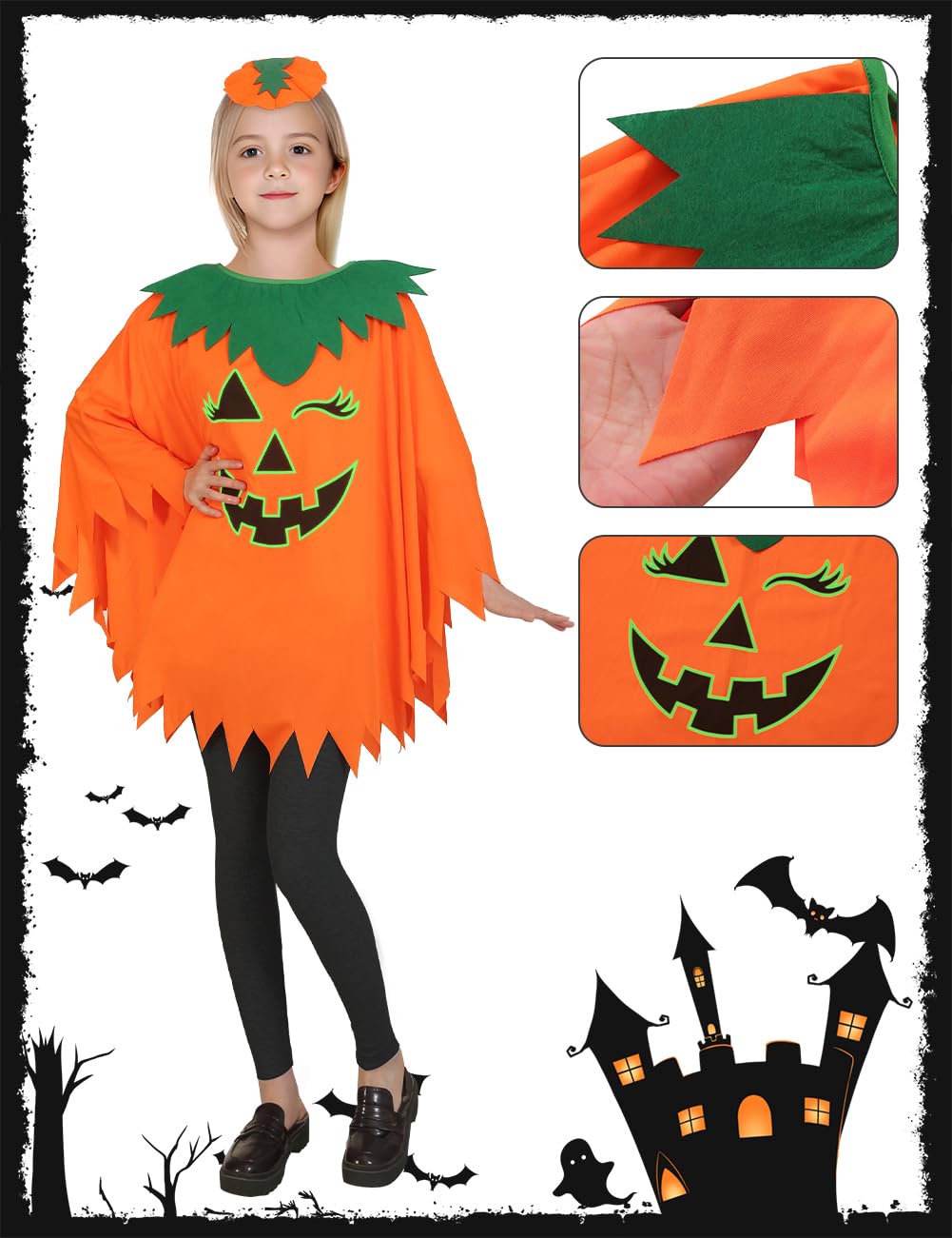 Halloween Pumpkin Costume for Women Kids - Halloween Pumpkin Costume for Women Kids