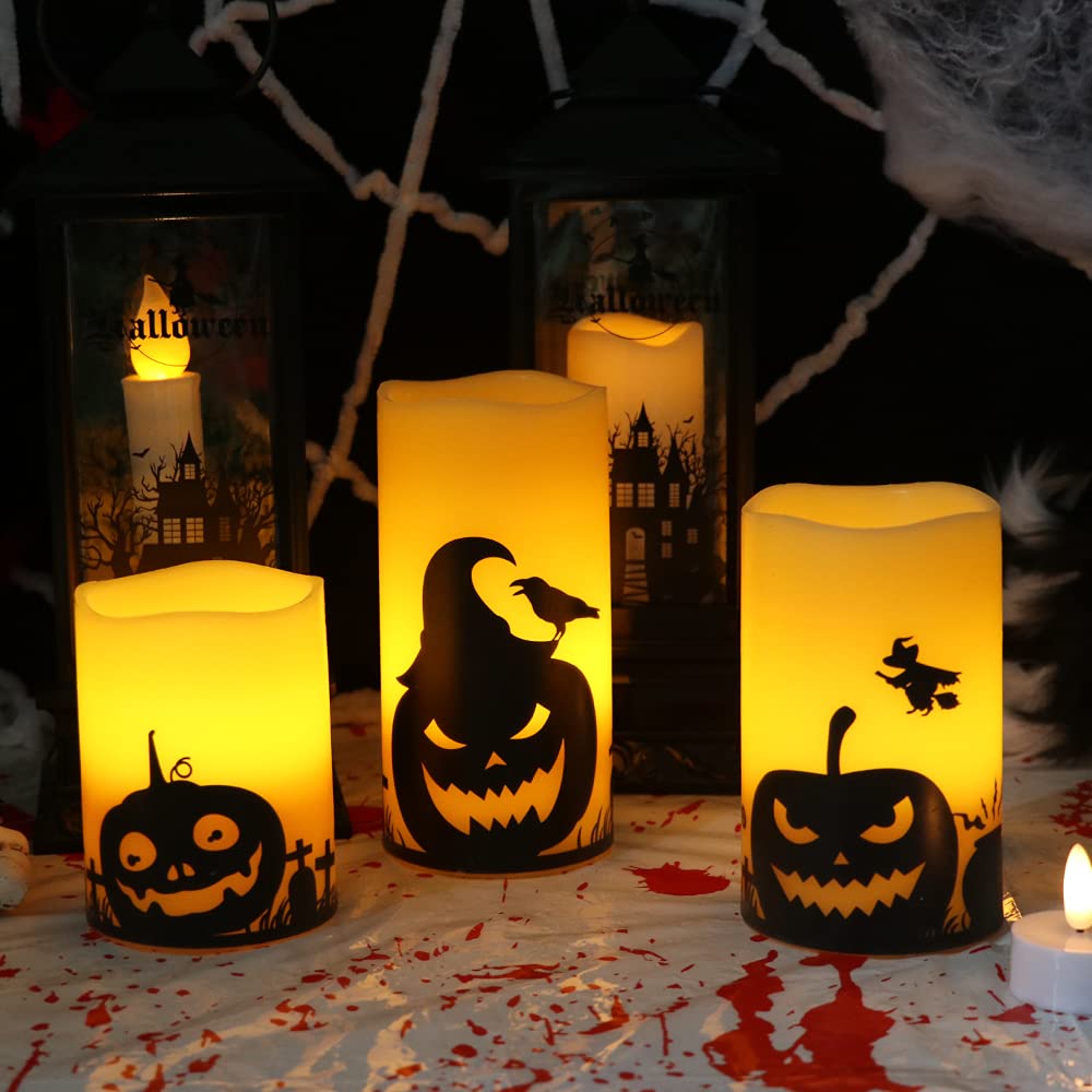 Eldnacele Halloween Flameless LED Candles - Eldnacele Halloween Flameless LED Candles
