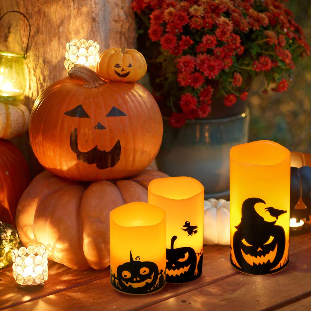 Eldnacele Halloween Flameless LED Candles - Eldnacele Halloween Flameless LED Candles
