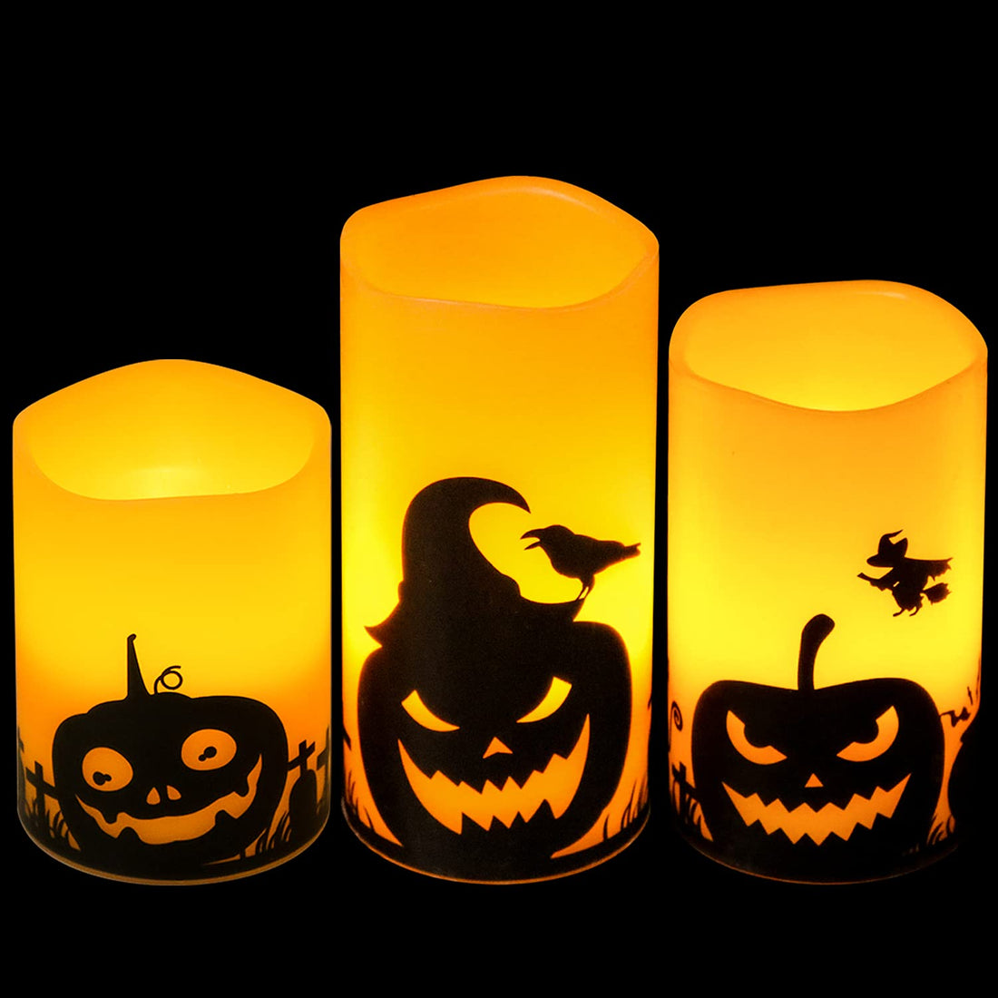 Eldnacele Halloween Flameless LED Candles - Eldnacele Halloween Flameless LED Candles